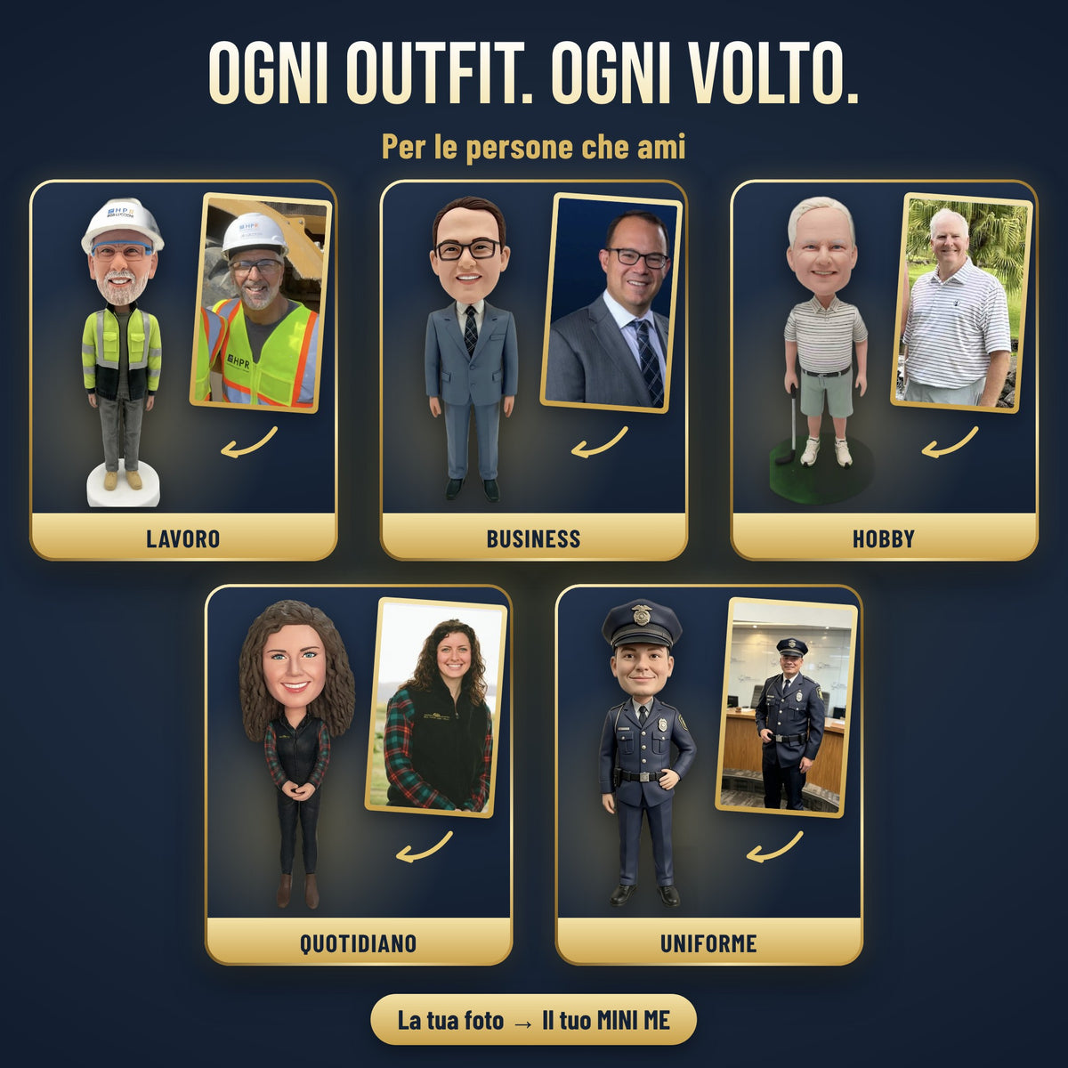 Ogni outfit. Ogni volto.